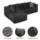 thumbnail image 3 of 105" L-Shaped Modular Compression Sofa, Plush Upholstery, All-Foam Structure (No Springs), Vacuum-Packed, Space-Saving for Living Room, Bedroom, Apartment (Right Chaise), 3 of 3