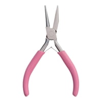 Magideal - Altava De Bucle De Alambre Para Joyas Que Fabrican Aluminio De Herramientas Manuales De Alicates Con Mango De Mango Antislipio Round Cóncavo Para Fian Rosa