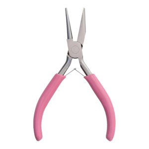 Magideal - Altava De Bucle De Alambre Para Joyas Que Fabrican Aluminio De Herramientas Manuales De Alicates Con Mango De Mango Antislipio Round Cóncavo Para Fian Rosa