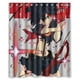 thumbnail image 1 of Cortina de ducha de Anime Otaku Kill La Kill Matoi Ryuko, juego de cortina de baño con ganchos, tamaño 60 x 72 pulgadas, 1 of 3