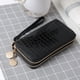 thumbnail image 4 of Cartera de mujer, billetera, billetera de piel sintética de gran capacidad., 4 of 5