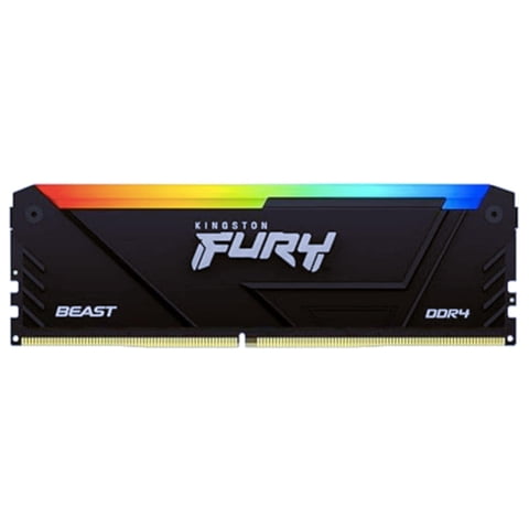 Kingston - Memoria Ram Fury Beast Rgb 8 Gb Ddr4 3200 Mhz Negro Talla Única