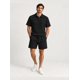 thumbnail image 1 of Conjunto Hombre Polera Polo Manga Corta Short Texturizado Negro, 1 of 7