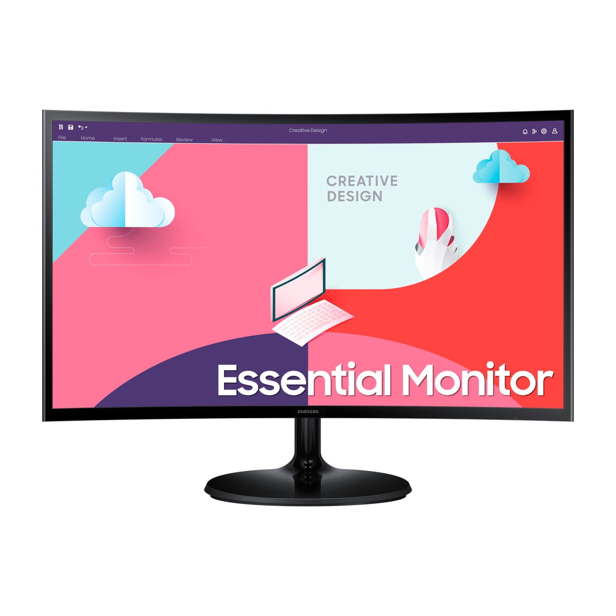 Monitor Samsung Essential 24 Curvo Fhd 100hz