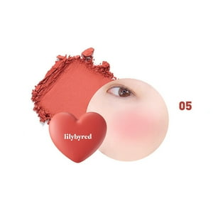 Lily By Red - Rubor Coreano En Polvo Con Alta Pigmentación, Luv Beam Cheek(Ad) 05 #French Marsala -