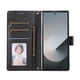 thumbnail image 5 of Funda Cartera para Samsung Galaxy Z Fold7 con Tarjetero, Soporte y Cordón - Protección Negro, 5 of 5