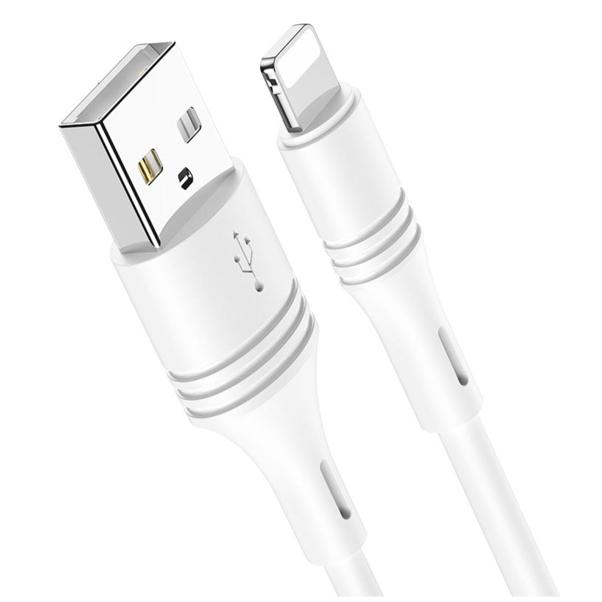 Borofone - Cable De Carga Rapida 2.4 A Usb Compatible Con Lightning 1m