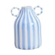 thumbnail image 5 of Florero Decorativo Para Fotos, Jarrón De Porcelana Para Jardín, Entrada, Granja, Rayas Azules Y Blancas, 5 of 5