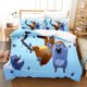 thumbnail image 1 of Grizzy and The Lemmings Bedding Set Single Twin Full Queen King Size Bed Set Aldult Kid Bedroom Duvetcover Sets 3D Print Anime Bed Sheets, 1 of 5