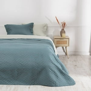 Mashini - Set Quilt Liso+ Sabana Liso 1.5 P Verde