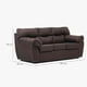 thumbnail image 2 of Sofa Zeus 3C Tela Chocolate, 2 of 3
