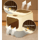 thumbnail image 2 of Arenero Para Gatos, 49×37×37cm Grande Arenero Cerrado Plástico Para Gato Con Luz Ultravioleta Y Pala Para Arena, Fácil De Limpiar, Resistente A Olores Y Salpicaduras, 2 of 3