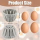 thumbnail image 2 of 2 cepillos de silicona para limpiar huevos frescos, reutilizables, para lavar huevos de pato, prácticos utensilios de cocina con cerdas suaves y flexibles (gris, verde), 2 of 7