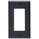 thumbnail image 1 of Placa de pared Leviton 80401-E Decora GFCI de 1 elemento, color negro, 1 of 1