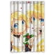 thumbnail image 1 of Cortina de ducha con bonitos dibujos de Kagamine Rin Len, juego de cortinas de baño con ganchos, tamaño 60 x 72 pulgadas, 1 of 3