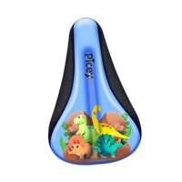 Magideal - Funda De Cojín Para Asiento De Bicicleta Infantil, Accesorios De Bicicleta Para Niños Y Niñas, Almohadilla Pequeña Antideslizante Para Sillín, Protect Dinosaurios