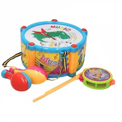 Genérico - Pack X 3 Mega Tambor Rex Full Instrumentos Bolsa