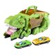 thumbnail image 1 of Dinosaurio Camión Coche Juguete Almacenable Para Niñas De 3 4 5 Años Regalo De Cumpleaños Verde Con 2 Coches, 1 of 5