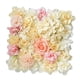 thumbnail image 2 of Panel De Pared De Flores Artificiales 15"x15" Rosa Amarillo, 2 of 3