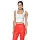 thumbnail image 1 of Pantalón Cuero Stretch Sharo Rojo Dama, 1 of 8