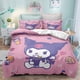 thumbnail image 1 of Ku-romi 3 Pcs Comforter Set with 2 Pillowcases,Kuro-mi Bedding Set Sheet Set for Kids Adults,All Season Lightweight, 1 of 5