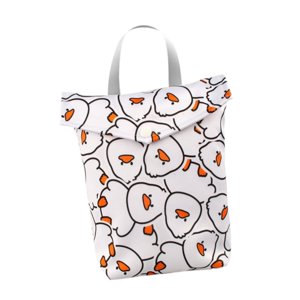 Magideal - Bolsa De Pañales Bolsa Húmeda Bolsa De Viaje Resistente Al Agua, Organizador De Pañales, Bolsa Bolsa De Pañales De Tela Para Bebé Para Piscina Yoga , Pato 20X25Cm