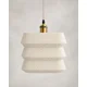 thumbnail image 1 of Lámpara Colgante de Techo SLVJE Layer Basket Lamp E27 Impresa en 3D Blanco + Ampolleta, 1 of 1