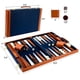 thumbnail image 5 of Backgammon Vovotuzzi 44 cm Portátil de Cuero PU Azul, 5 of 8