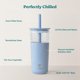 thumbnail image 3 of Vaso Térmico de Vidrio con Aislamiento al Vacío REDUCE Aspen 600mL con Tapa, 3 of 7