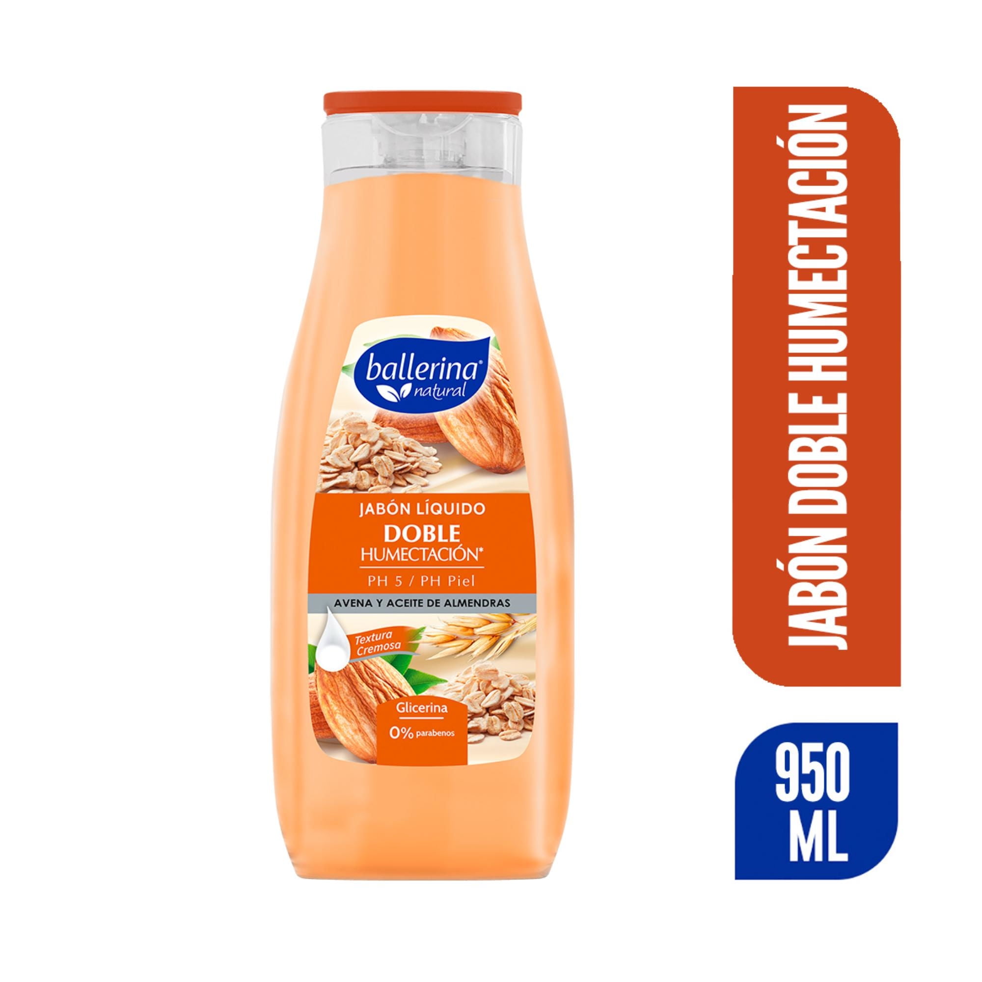 Jabón Avena Almendras 950 ml Ballerina