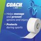 thumbnail image 4 of Cinta Atlética Coach de Actimove 3,8 cm x 13,7 m 32 Rollos, 4 of 8