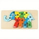 thumbnail image 1 of Wooden Early Education Cognition Children's Educational Toys Building Blocks, Animal Traffic Shape Matching 3d Three-dimensional Puzzle, 1 of 5
