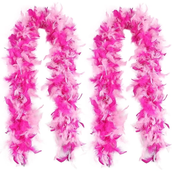Boa de Plumas Chandelle de Pavo 1,64 Yardas 30 g, 2 Unidades