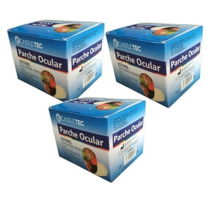 Castletec - Pack 3 Cajas De Parche Ocular Infantil Total 150 Unid Piel
