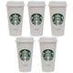 thumbnail image 1 of Set de 5 tazas calientes reutilizables Starbucks de 473 ml con tapa, 1 of 7