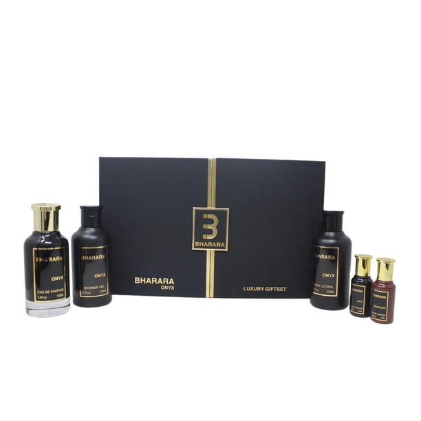 Set de regalo B Bharara Bharara Onyx Eau De Parfum para baño y cuerpo