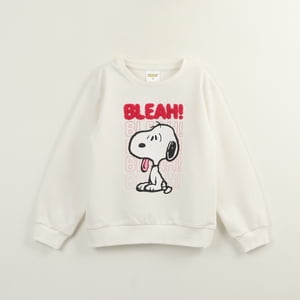 Polerón Cerrado Niña Crudo Personaje Grand Peanuts Snoopy