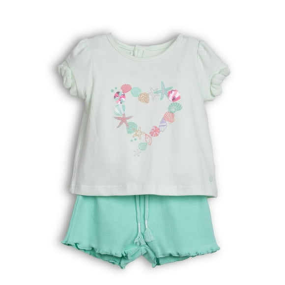 Conjunto Bebé Niña Verde Pillin