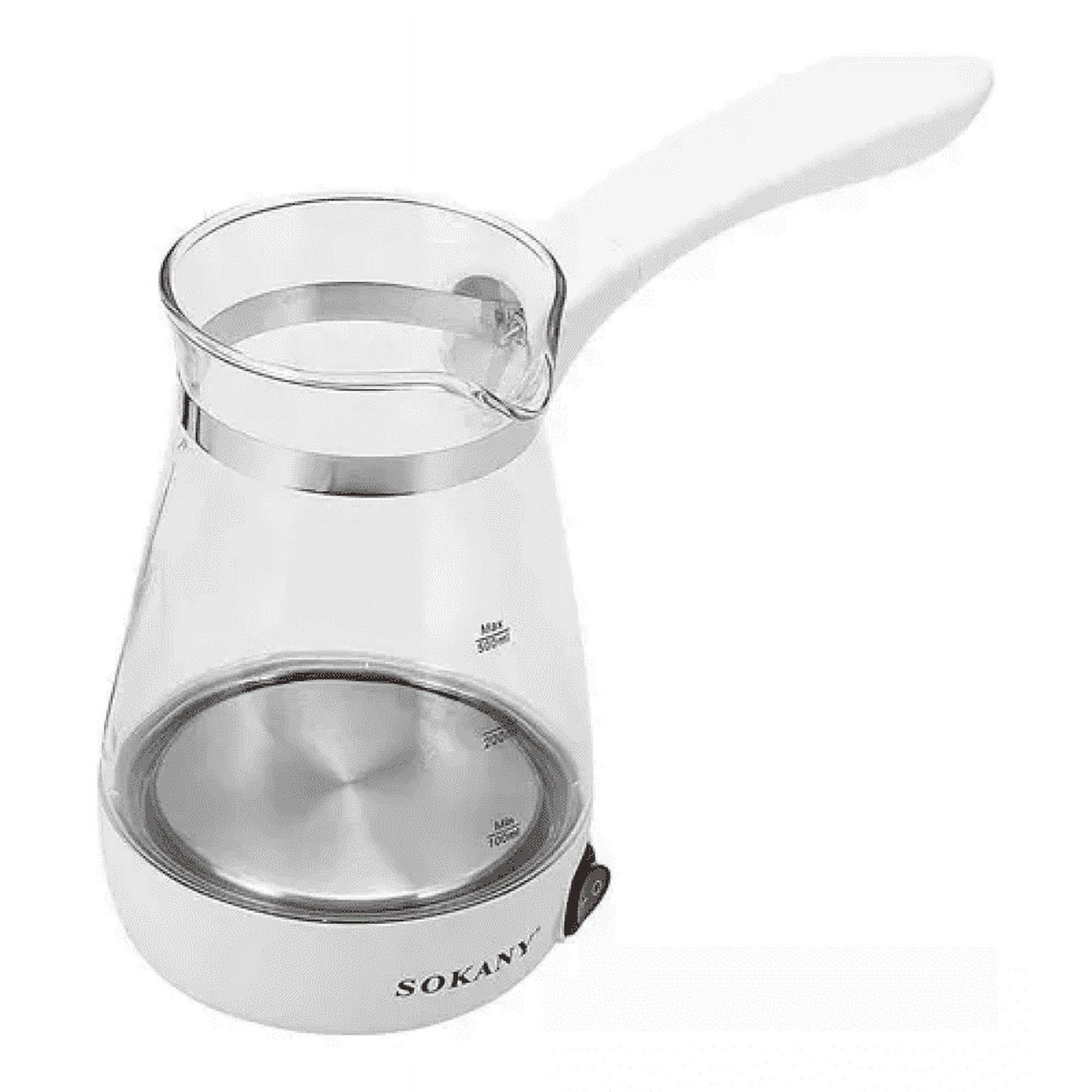 Genérico - Hervidora Jarra Tetera Cafetera Vidrio Te Cocina 500ml Lau