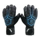 thumbnail image 1 of Guantes De Portero Antideslizantes Ajustables Profesionales Transpirables Guantes De Fútbol Negro Azul Talla 10, 1 of 3