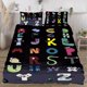 thumbnail image 1 of Alphabet Lore Quilts for Queen Bed Bedspreads Soft Bed Quilt Lightweight Bedspread Quilted Coverlet, 1 of 3