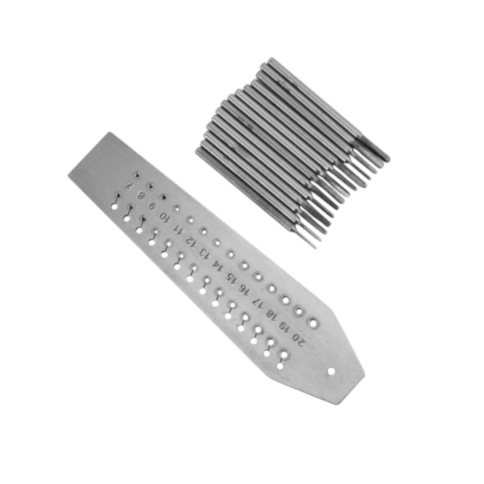 Magideal - Juego De Machos Y Terrajas Para El Mantenimiento De Relojes, Aparatos Para La Reparación De Relojes, Reparación De Desgaste, Soportes Fáciles, Fabrica