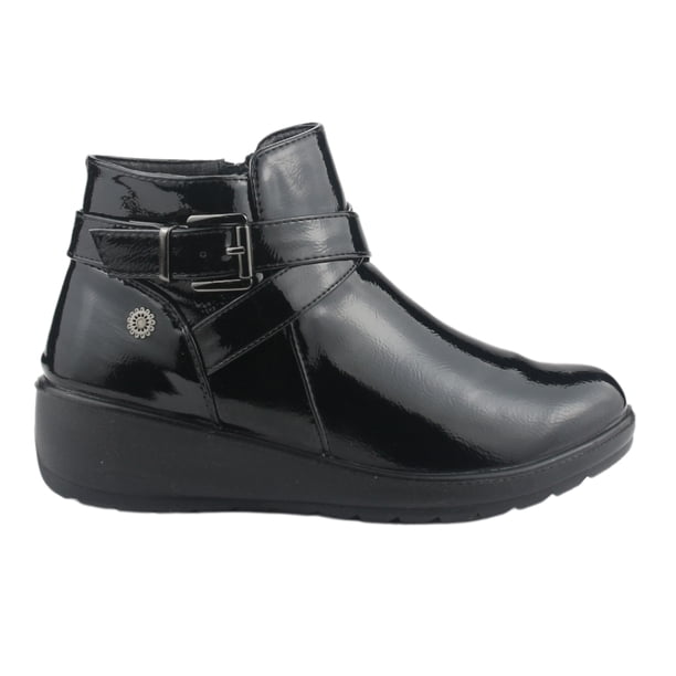 Botin Chalada Mujer Confort-6 Negro Casual