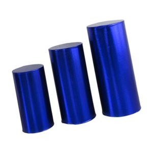 Bothyi - 3 Piezas De Cubiertas De Pilar De Pedestal, Suministros Para Fiestas De Graduación, Fiesta De Cumpleaños, Azul