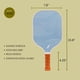 thumbnail image 2 of Juego de 2 raquetas de pickleball Inscribe + 4 pelotas - Azul bebé, 2 of 4