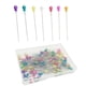 thumbnail image 3 of 100 Alfileres Rectos De Cabeza De Perla De Colores Con Alfileres De Costura De Caja Para Modista, 3 of 5