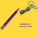 thumbnail image 2 of Bolígrafo de gel IQ LEGO Star Wars Sable de Luz morado con clip, 2 of 6
