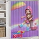 thumbnail image 5 of Juego de Cortina de Baño Desmarcar Arcoíris Rubí 4 Piezas, 5 of 6