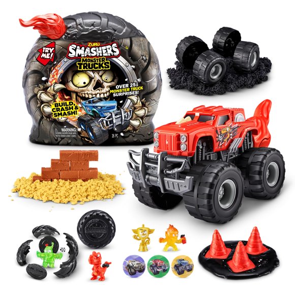 Toy ZURU SMASHERS Monster Truck Surprise Dino Truck con 25 sorpresas