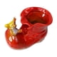 thumbnail image 5 of Portalápices Botas Estatua Decoración Manualidades Contenedor De Bolígrafos Adorno De Mesa Pájaro Rojo, 5 of 5